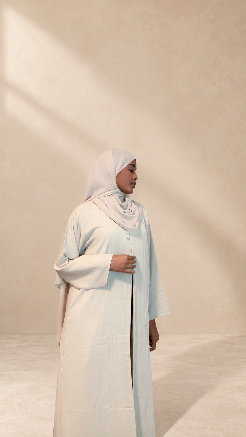Soft Cream Everyday Abaya