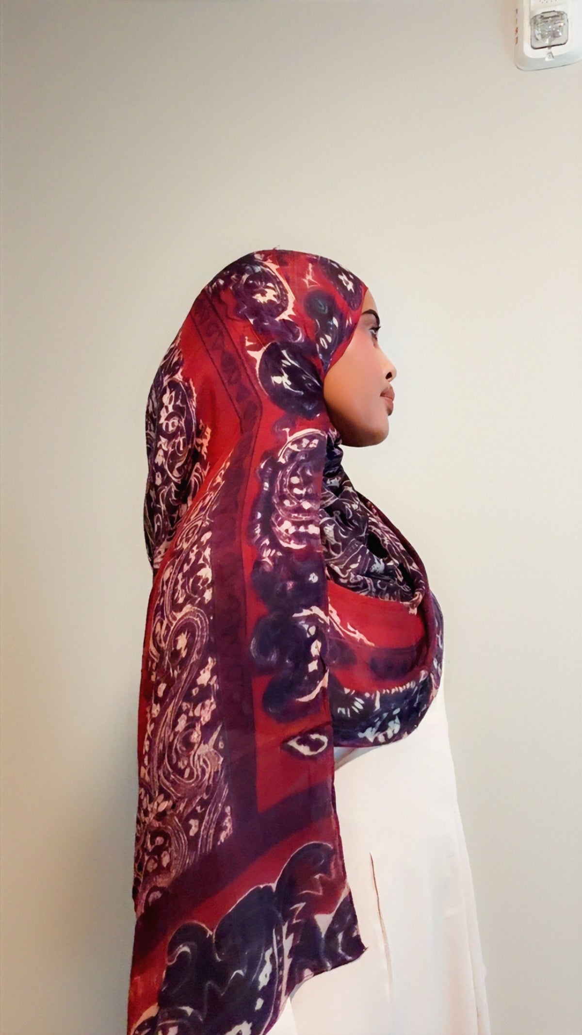 Crimson Noor Hijab