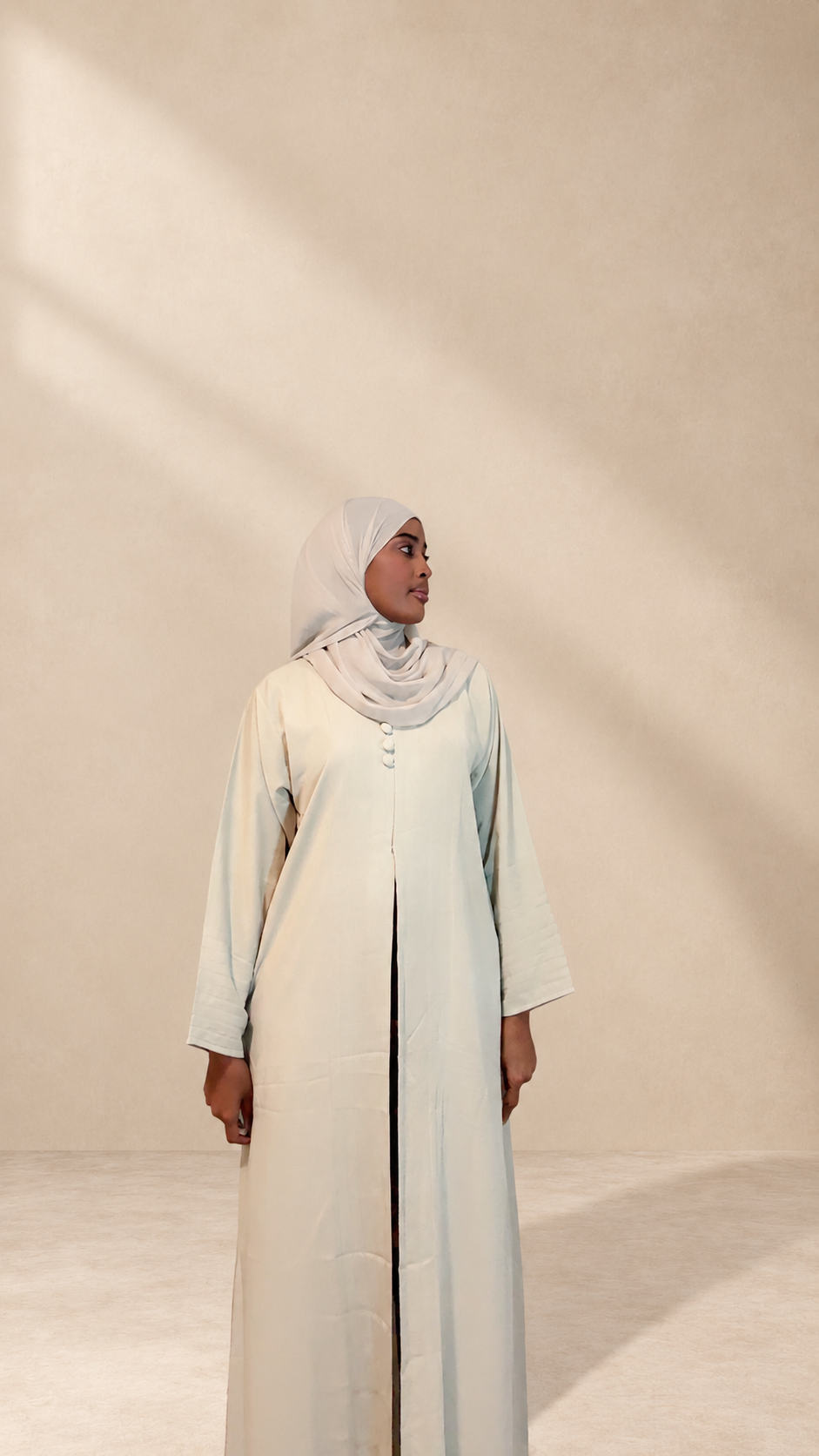 Soft Cream Everyday Abaya
