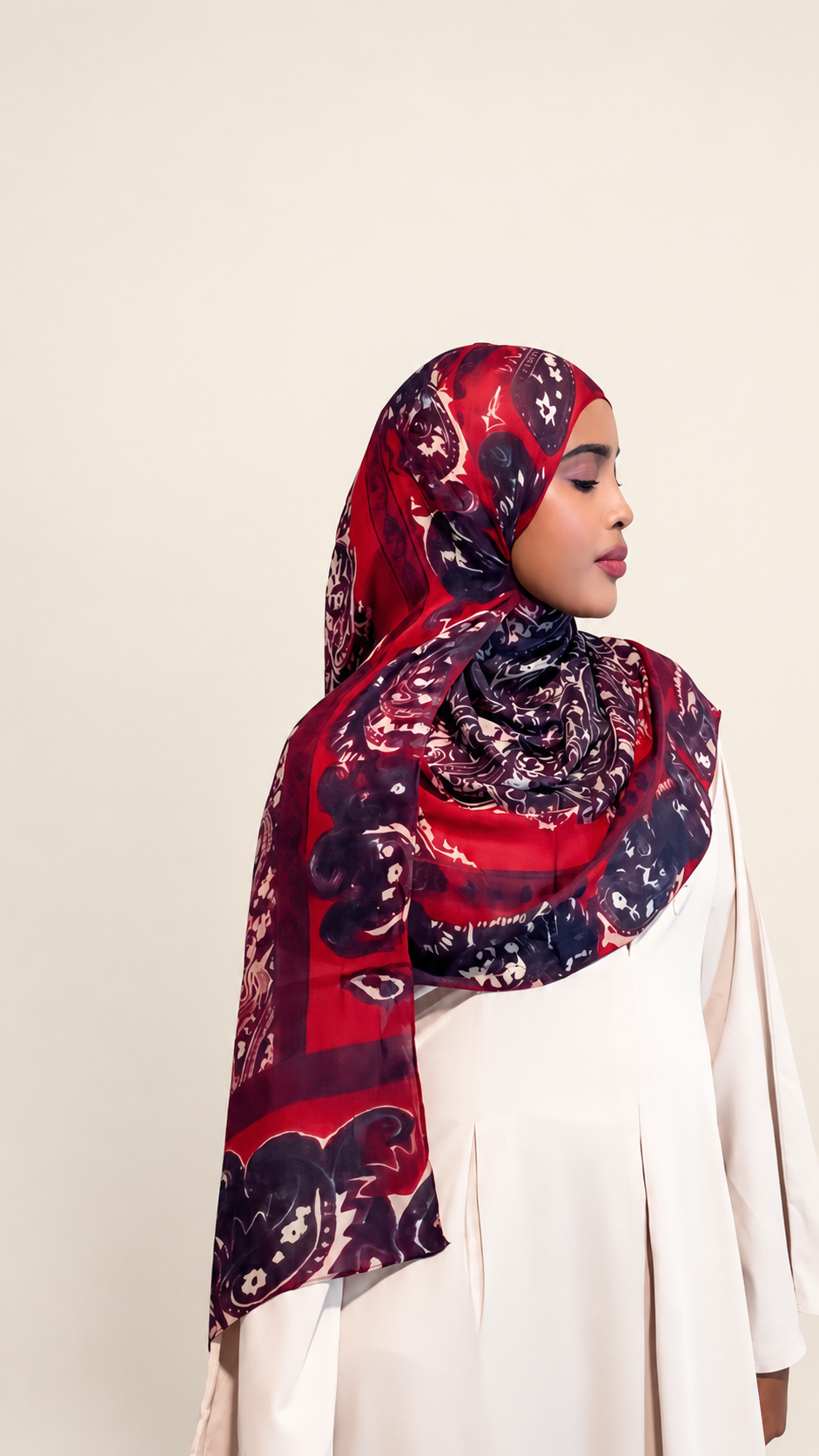 Crimson Noor Hijab